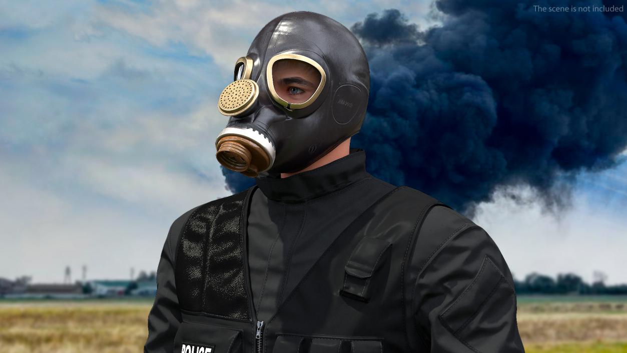 3D Dummy Toxic Mask