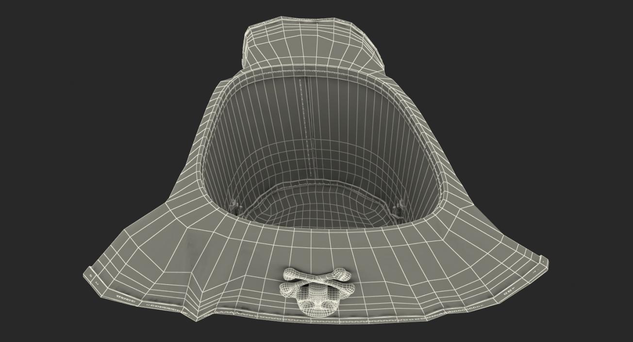 Skull and Crossbones Pirate Hat Leather 3D model