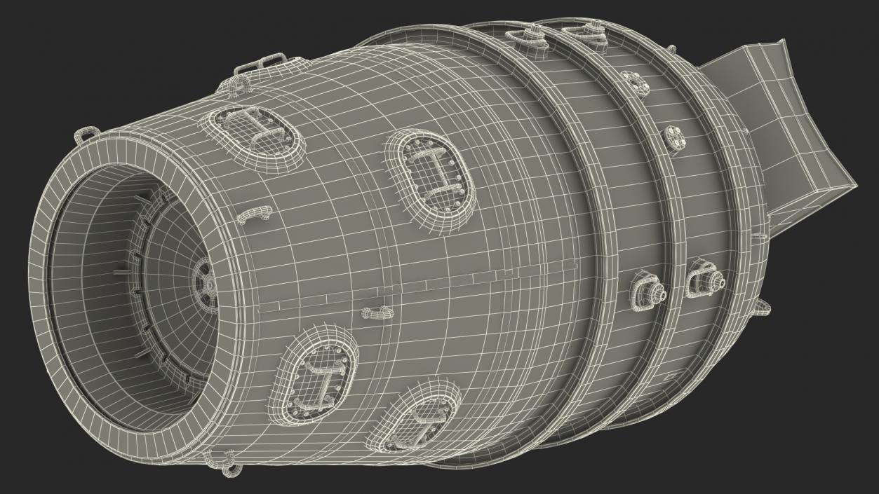 Submarine Rescue Chamber 3D model