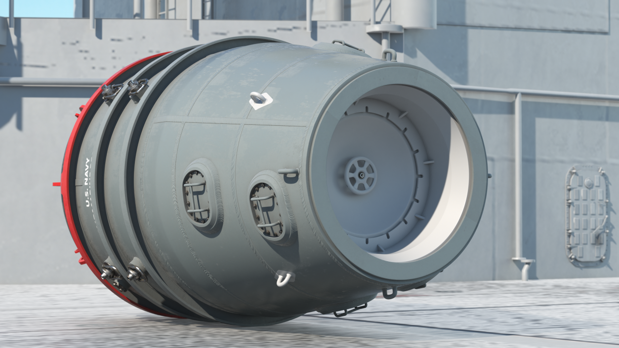 Submarine Rescue Chamber 3D model