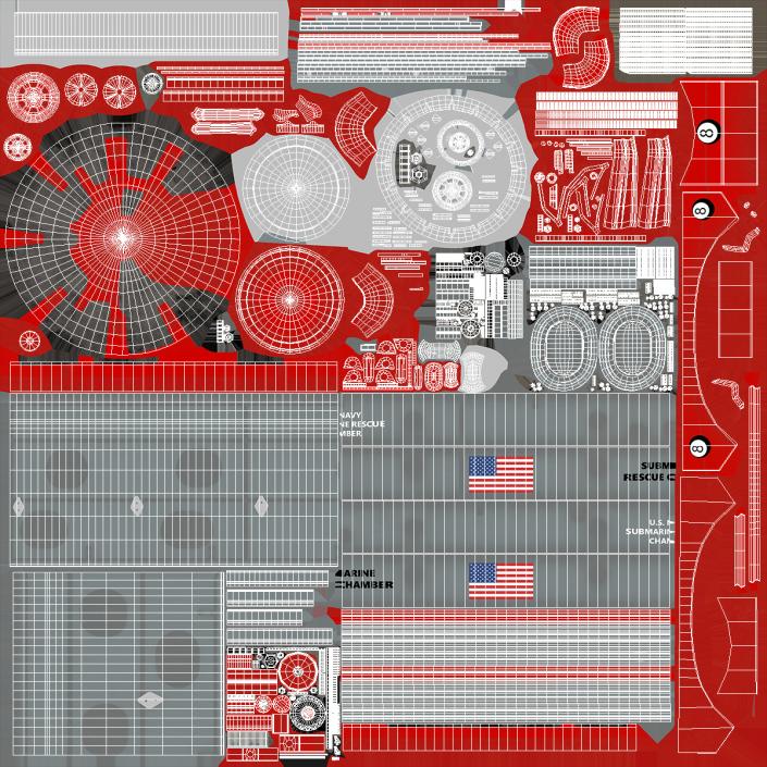 Submarine Rescue Chamber 3D model