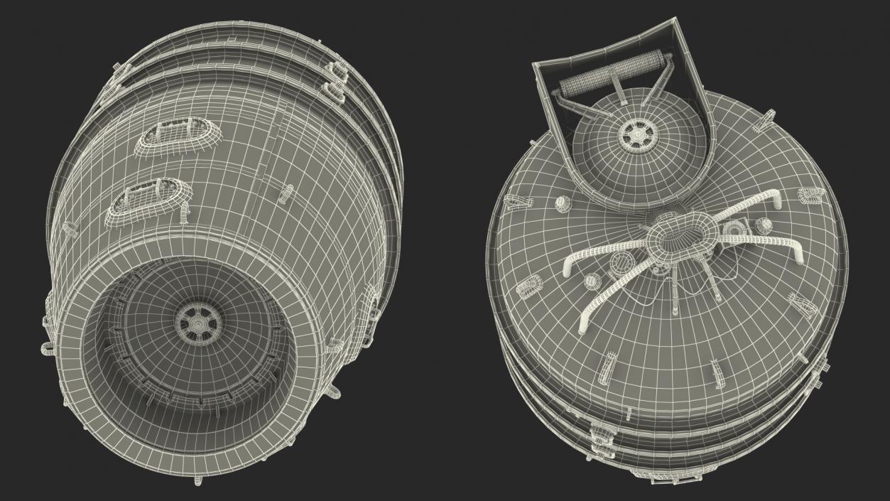 Submarine Rescue Chamber 3D model