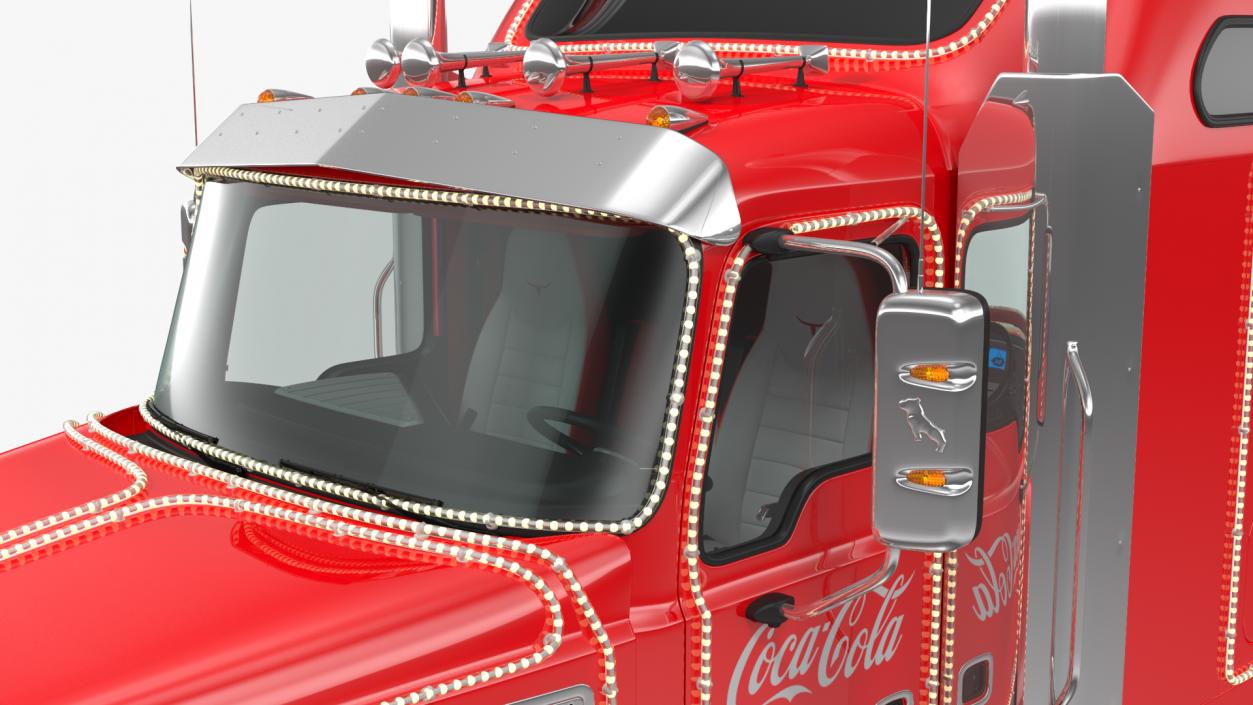 3D model Coca Cola Christmas Truck