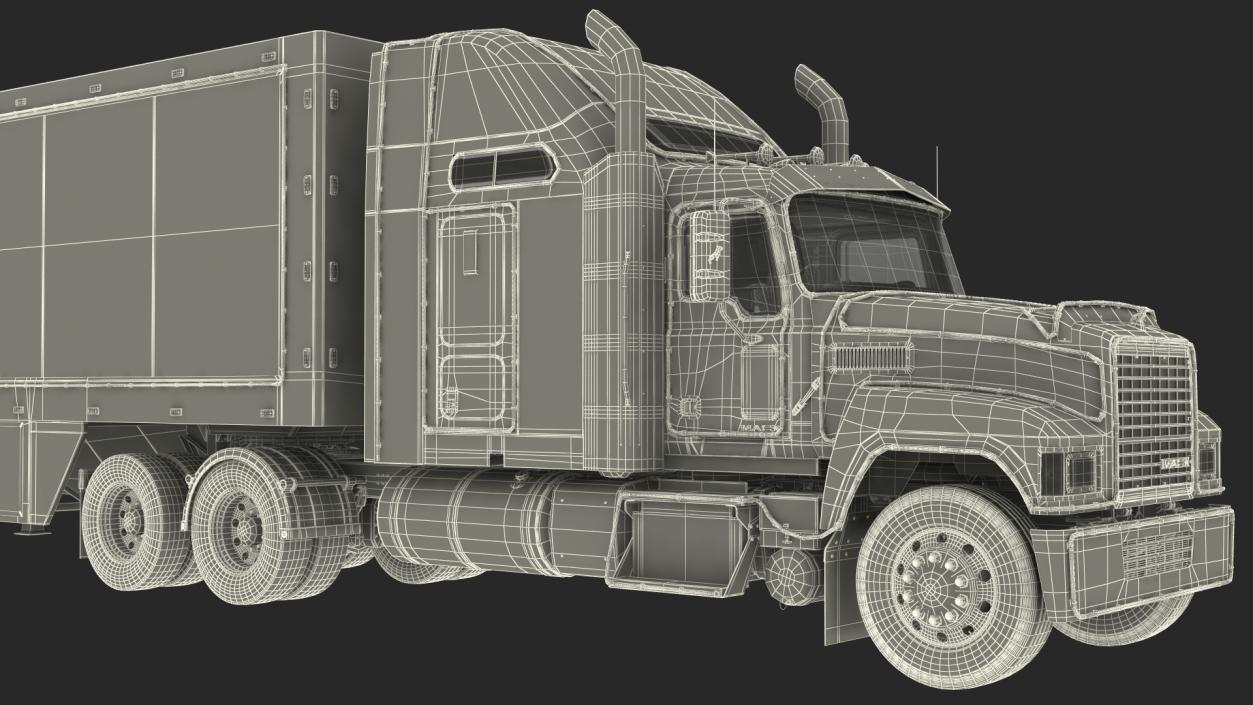 3D model Coca Cola Christmas Truck