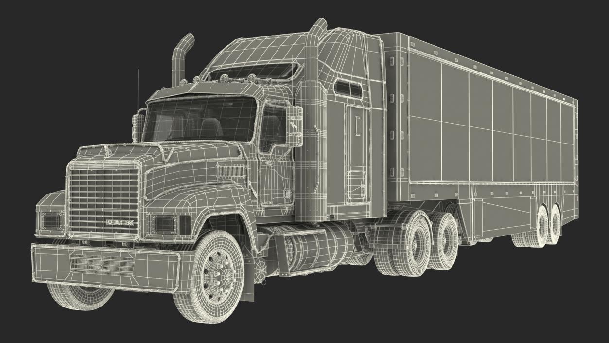 3D model Coca Cola Christmas Truck