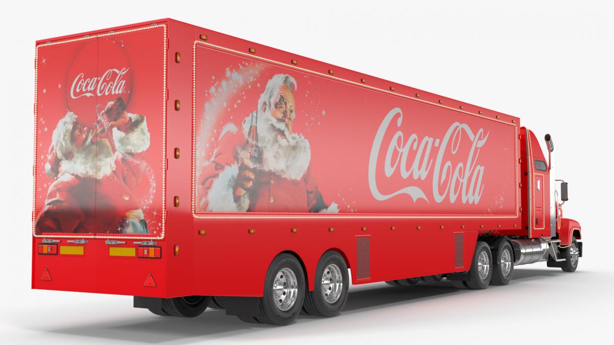 3D model Coca Cola Christmas Truck