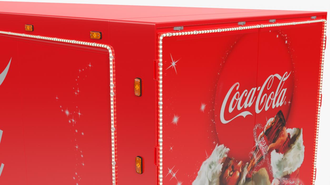 3D model Coca Cola Christmas Truck