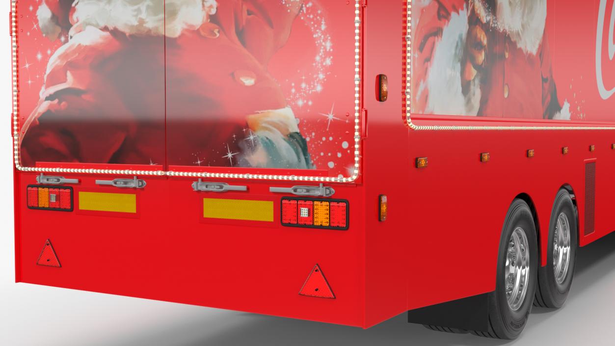 3D model Coca Cola Christmas Truck