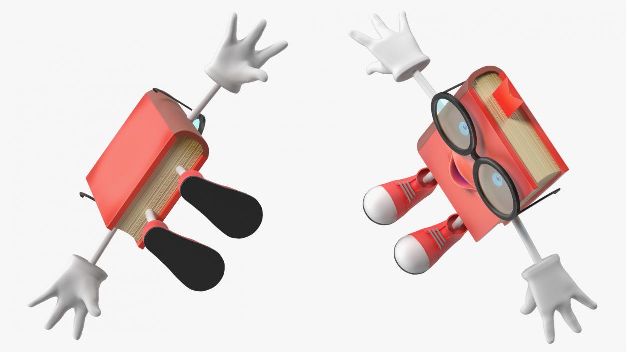 3D model Toon Red Book T-Pose