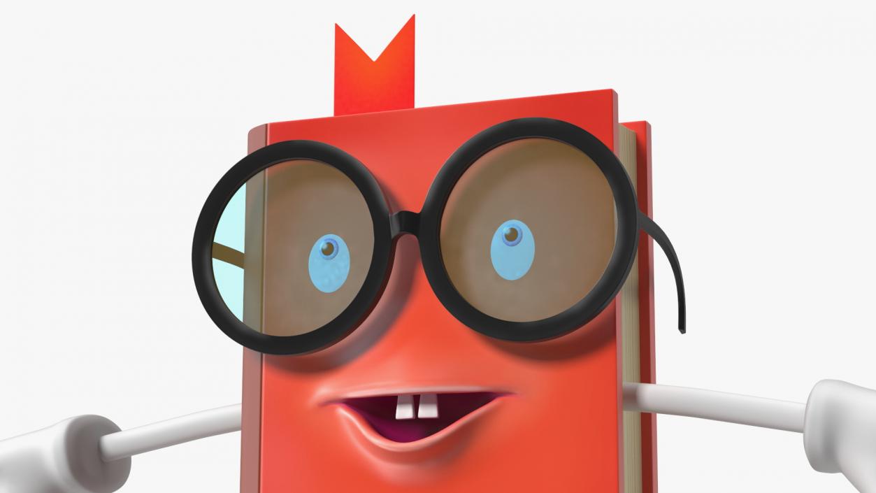 3D model Toon Red Book T-Pose