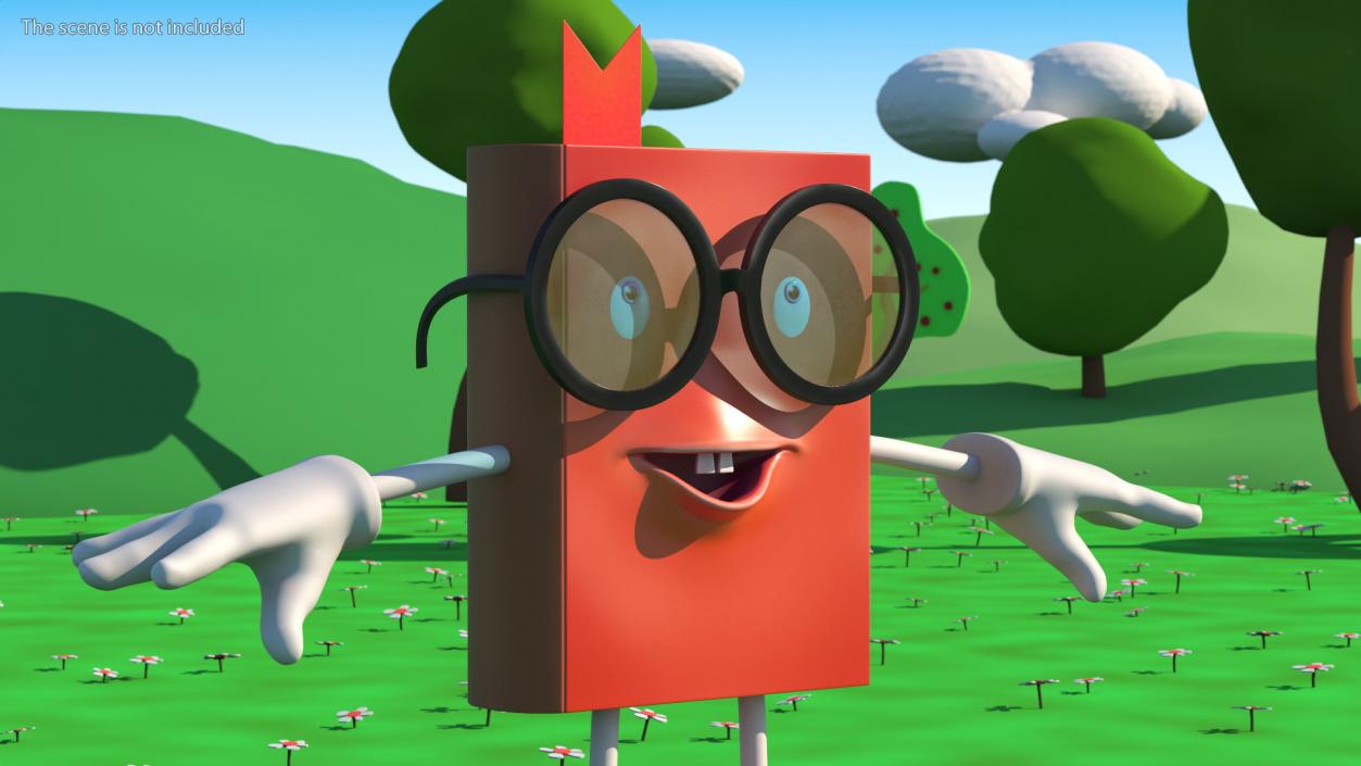 3D model Toon Red Book T-Pose