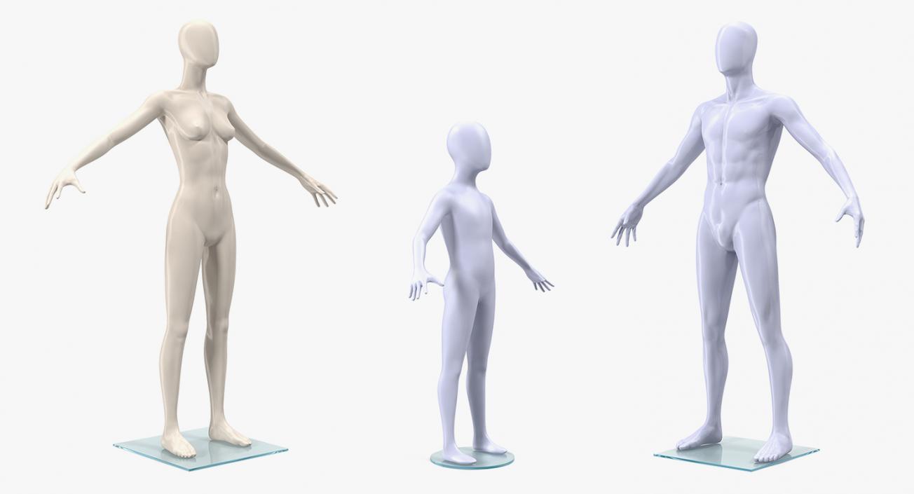 3D Mannequins Collection