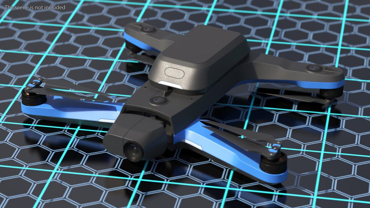 Skydio 2 Plus Drone Off State 3D model