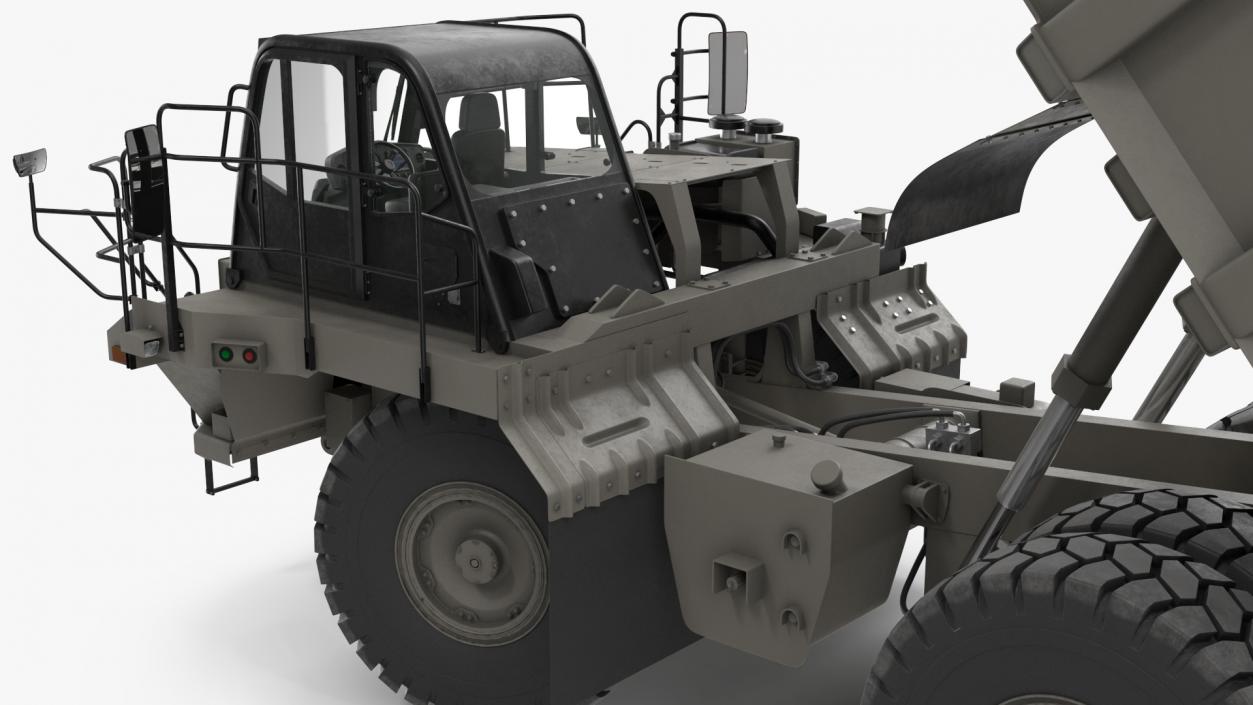 3D model Off Highway Dump Truck Clean Rigged