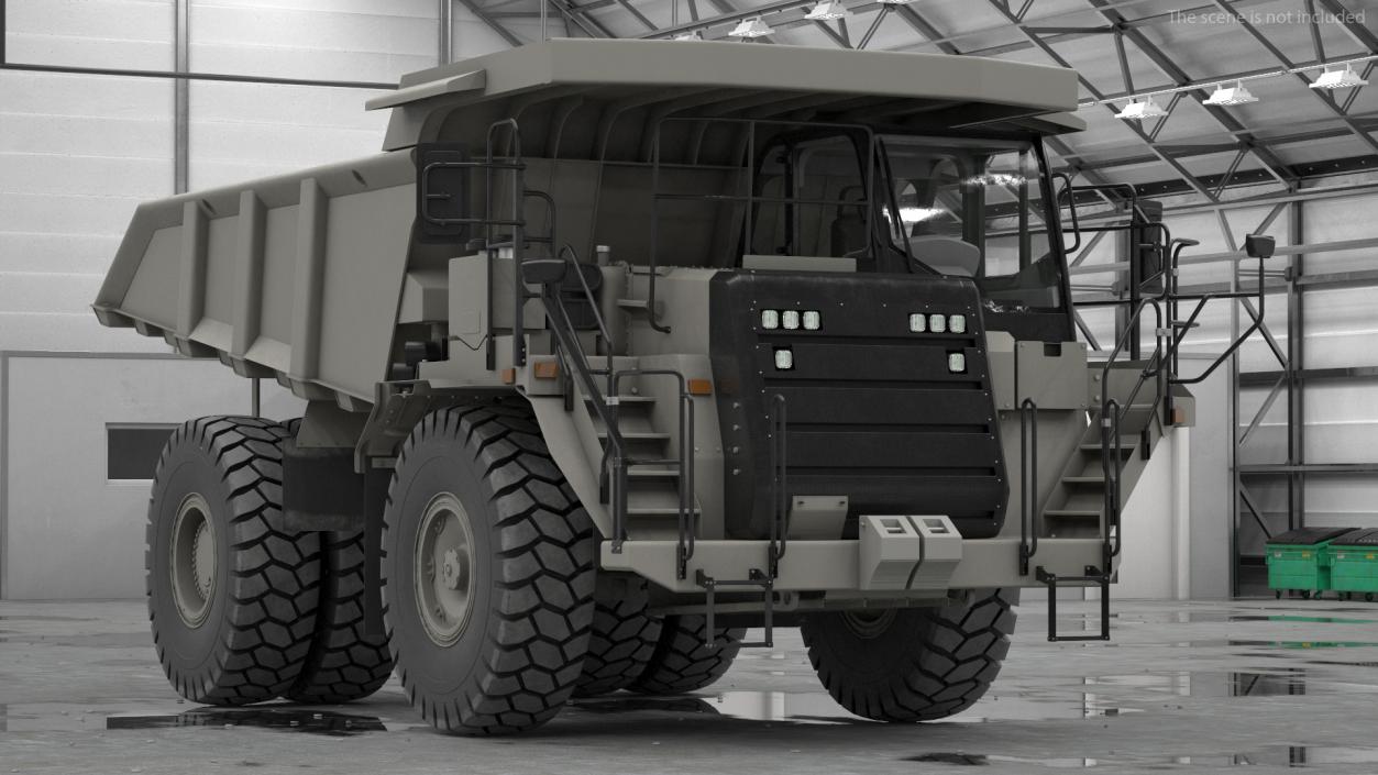 3D model Off Highway Dump Truck Clean Rigged