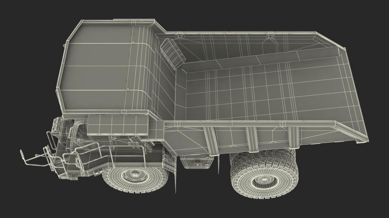 3D model Off Highway Dump Truck Clean Rigged