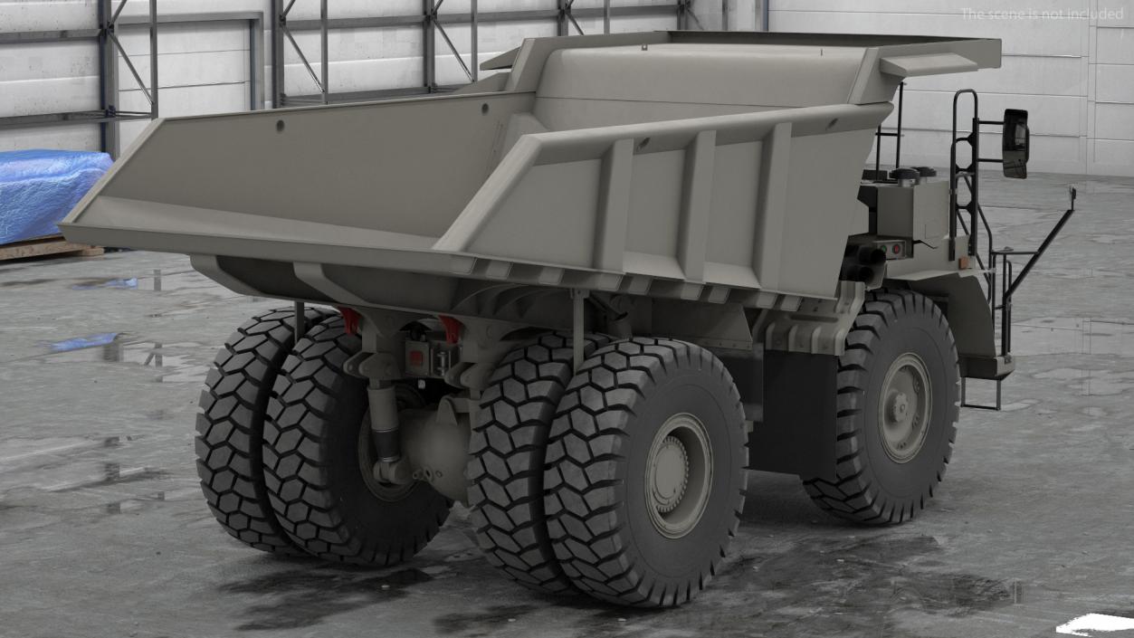 3D model Off Highway Dump Truck Clean Rigged