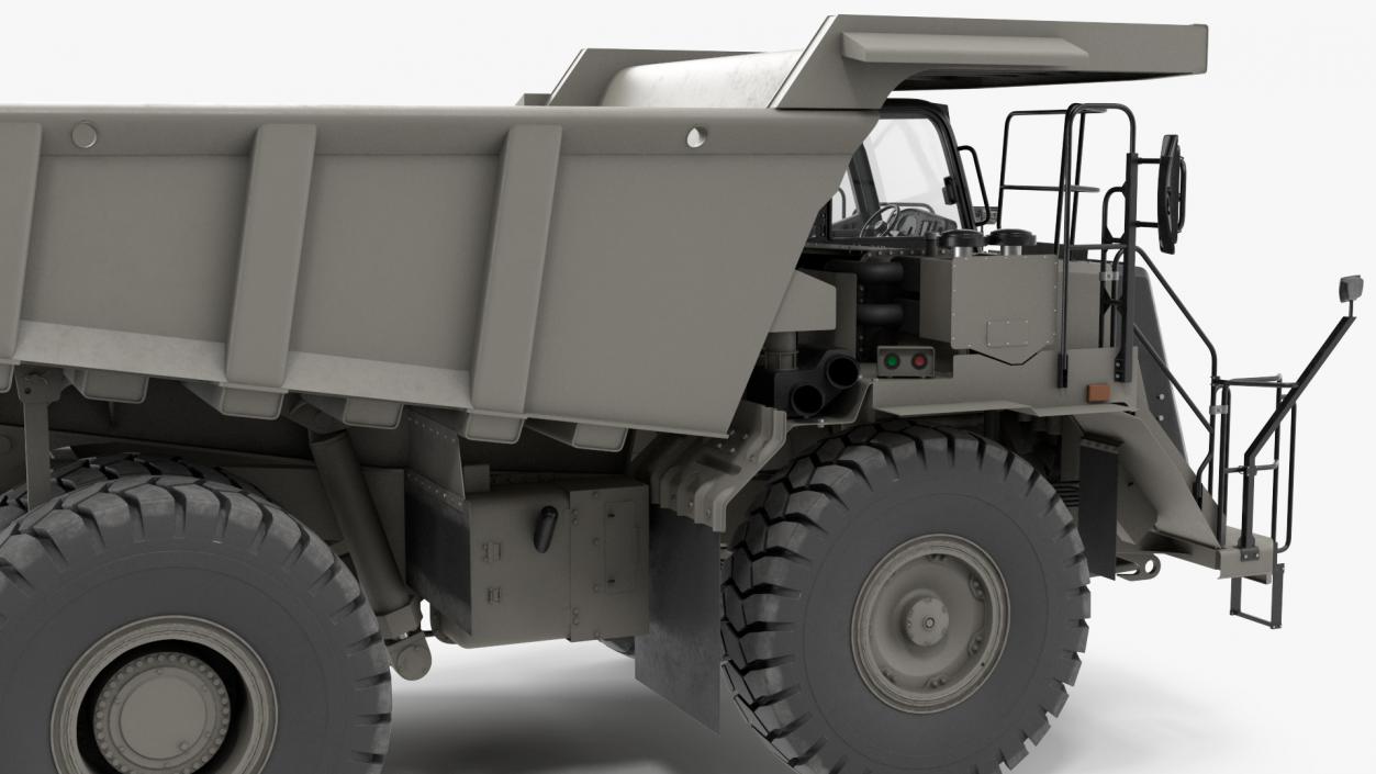 3D model Off Highway Dump Truck Clean Rigged