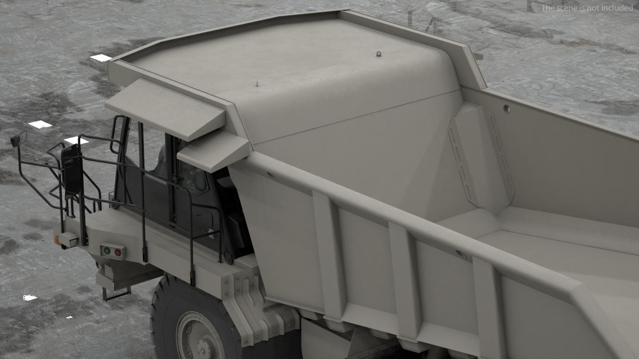 3D model Off Highway Dump Truck Clean Rigged