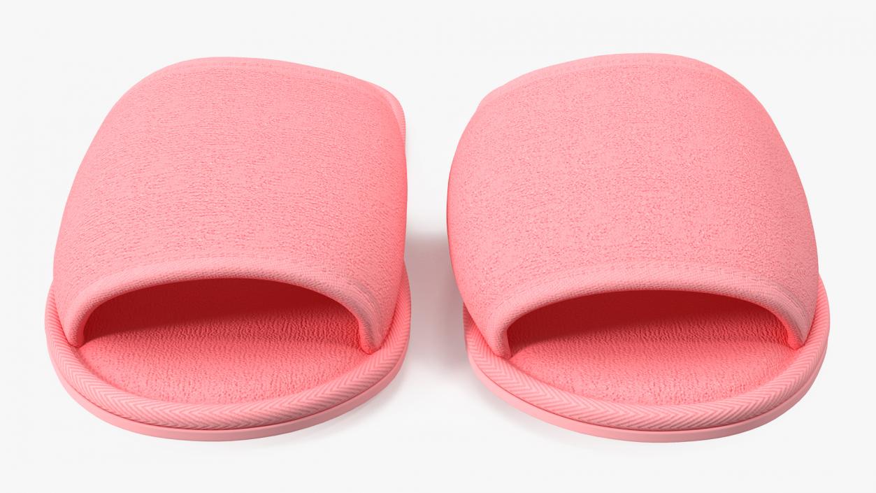 3D Pink Slippers model