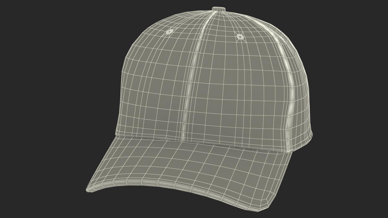 Cap Cotton Olive Your Brand 3D