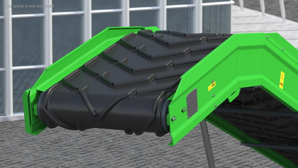 Farm Conveyor Belt System Rigged 3D