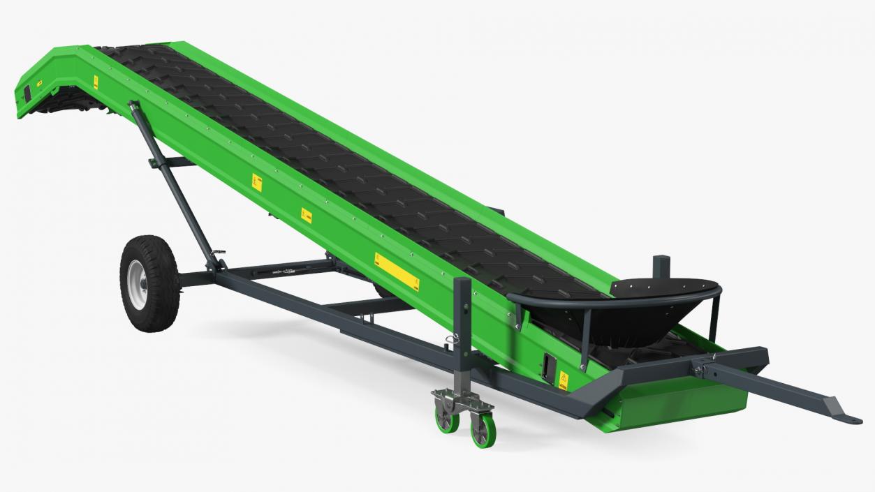 Farm Conveyor Belt System Rigged 3D