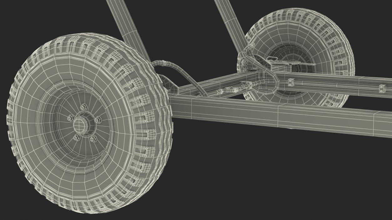 Farm Conveyor Belt System Rigged 3D