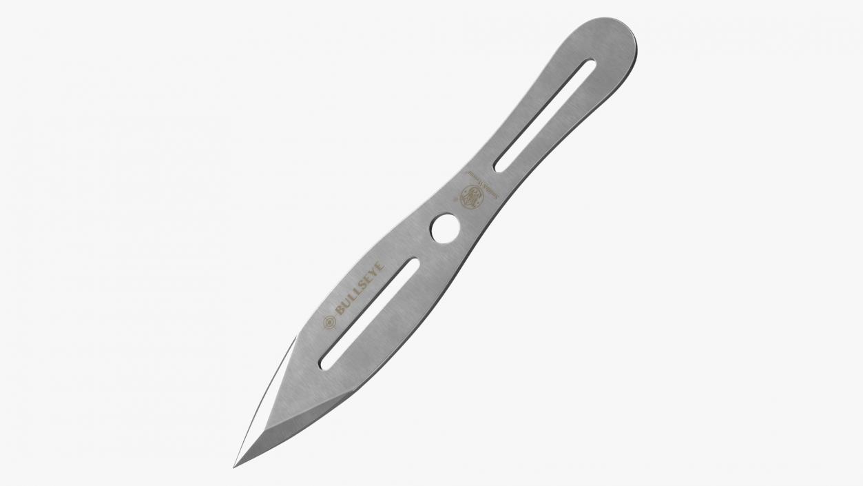 3D Bullseye Throwing Knife model