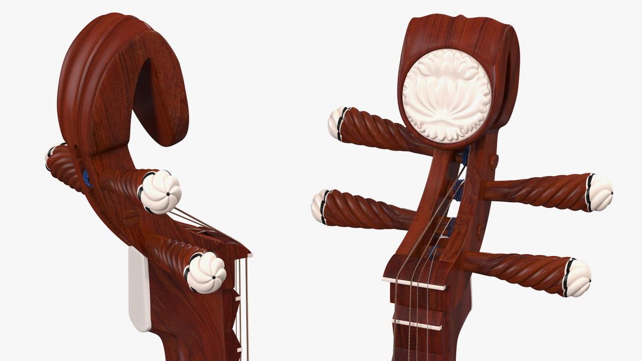 3D model Traditional Stringed Instruments Collection 5