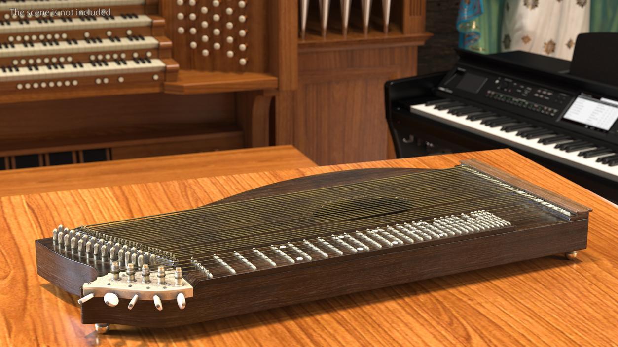 3D model Traditional Stringed Instruments Collection 5