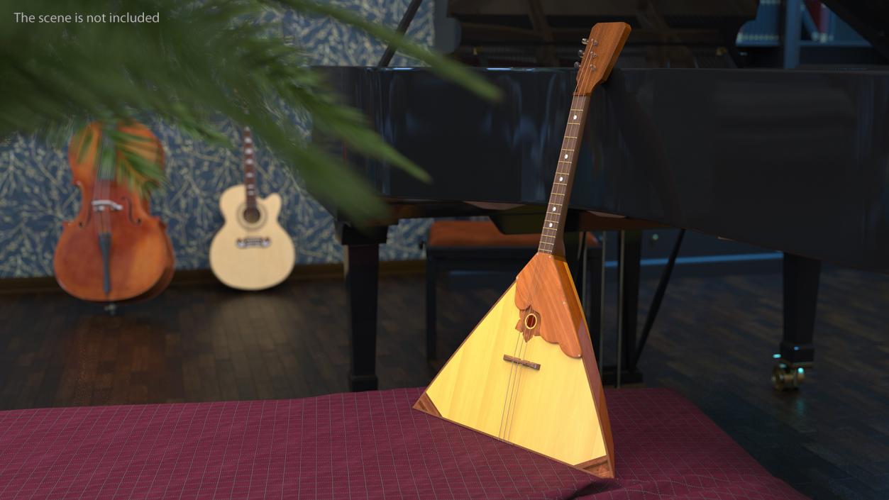 3D model Traditional Stringed Instruments Collection 5