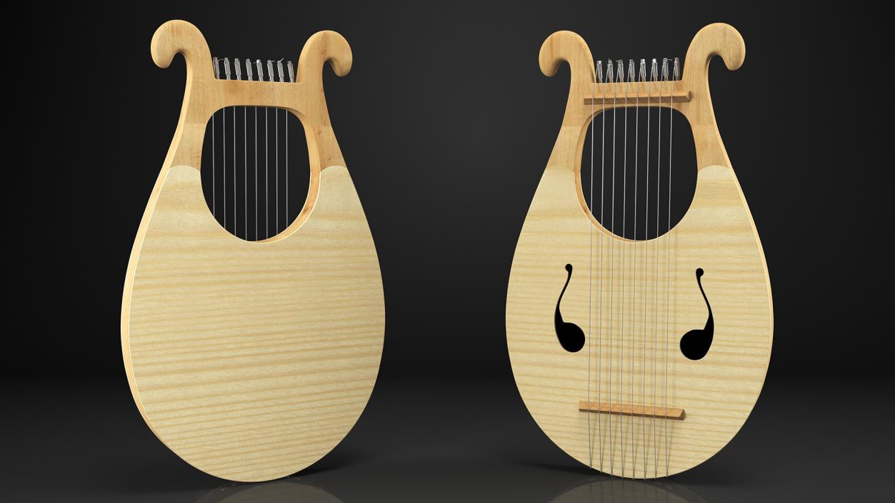 3D model Traditional Stringed Instruments Collection 5