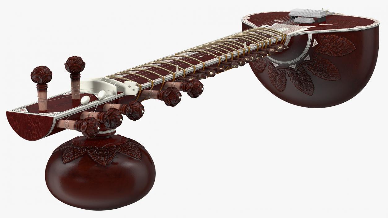 3D model Traditional Stringed Instruments Collection 5