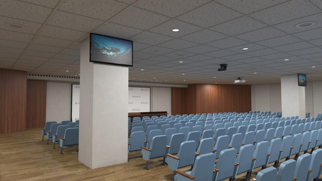 Conference Hall Filling Light 3D model