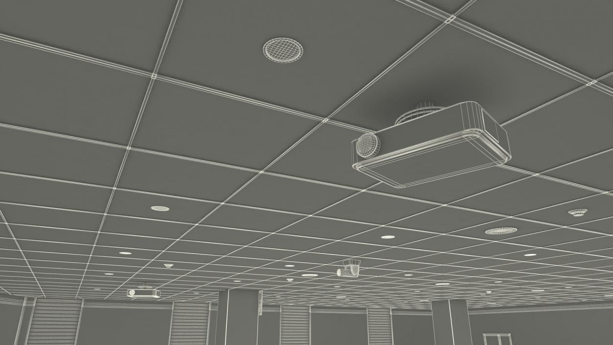 Conference Hall Filling Light 3D model