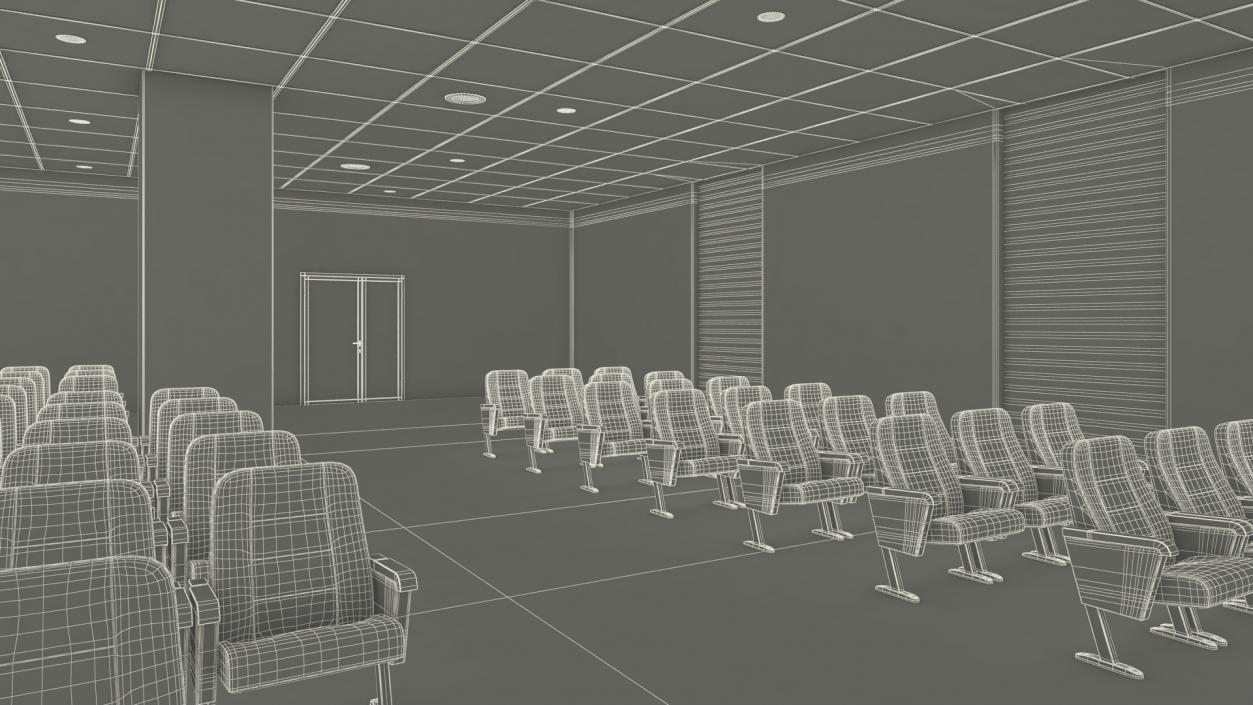 Conference Hall Filling Light 3D model