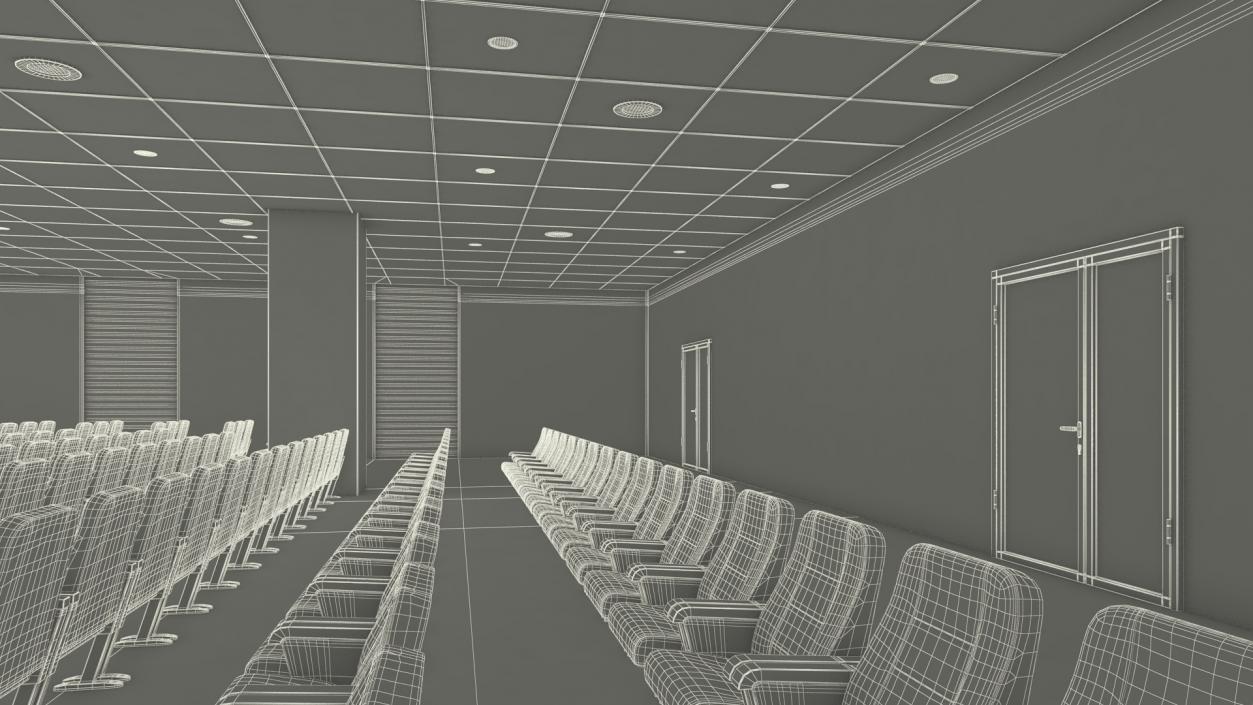 Conference Hall Filling Light 3D model