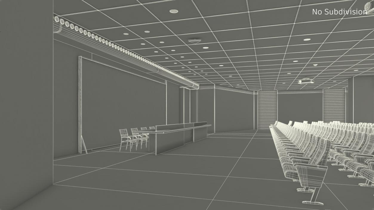 Conference Hall Filling Light 3D model