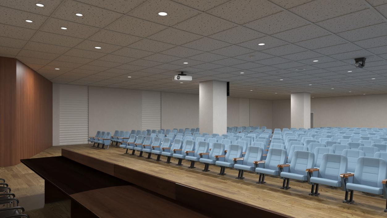 Conference Hall Filling Light 3D model