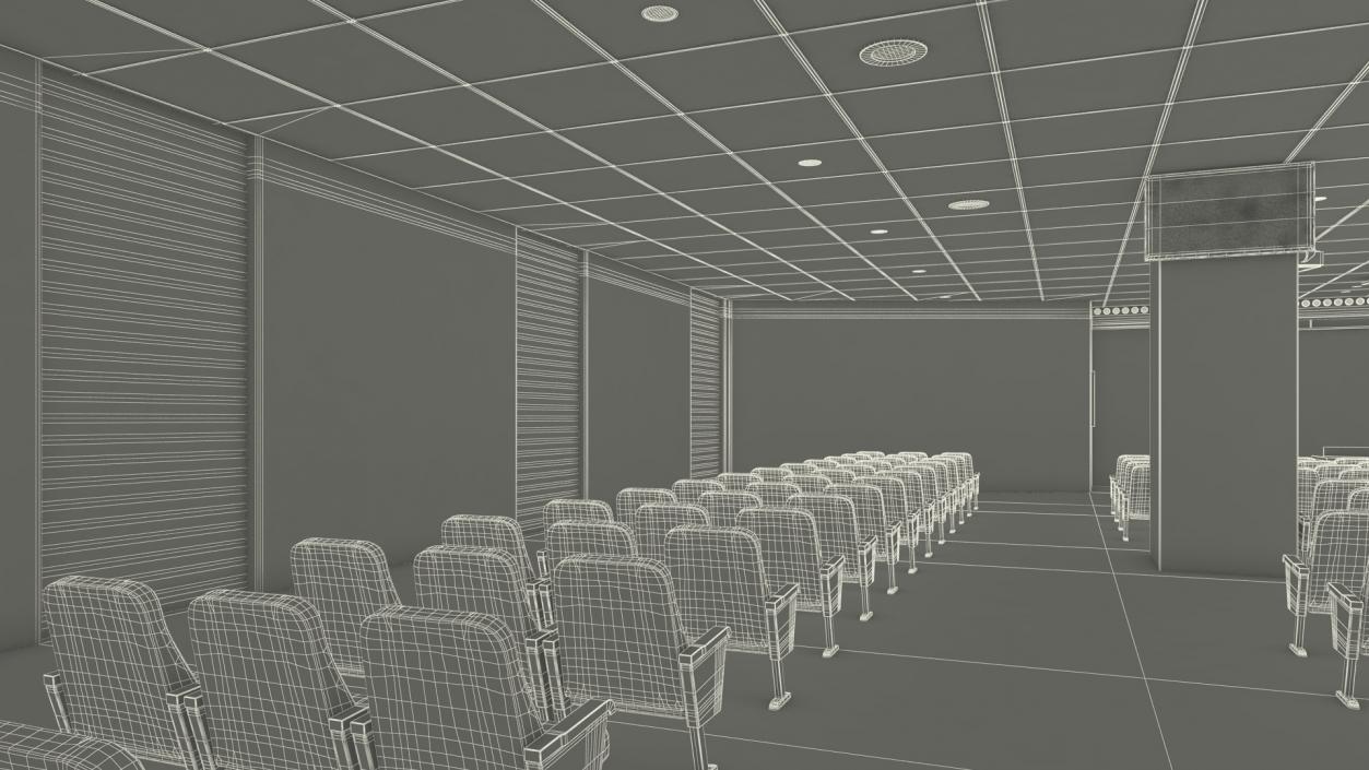 Conference Hall Filling Light 3D model