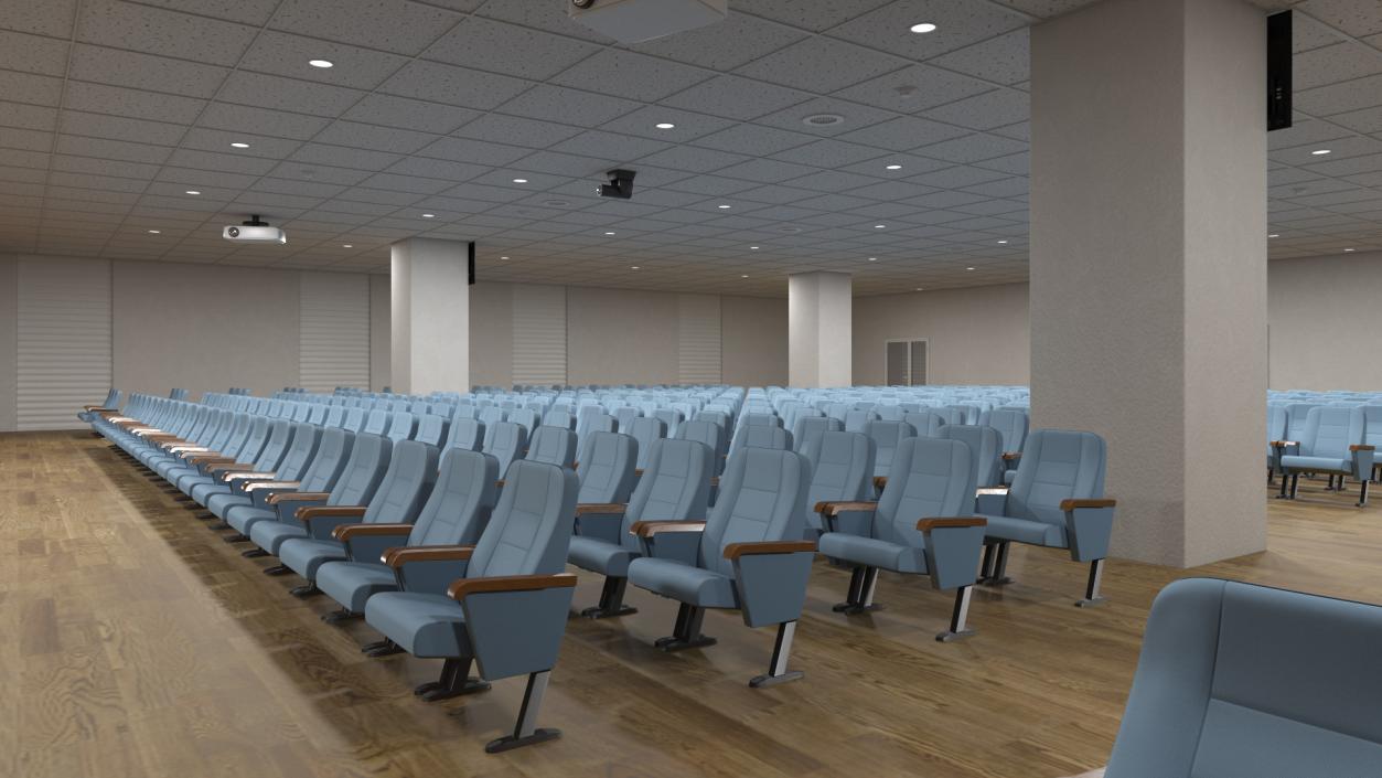 Conference Hall Filling Light 3D model