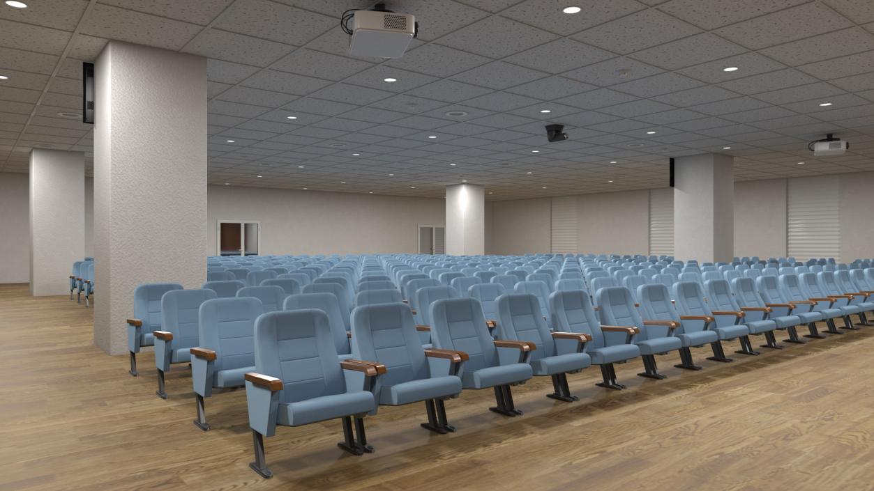 Conference Hall Filling Light 3D model