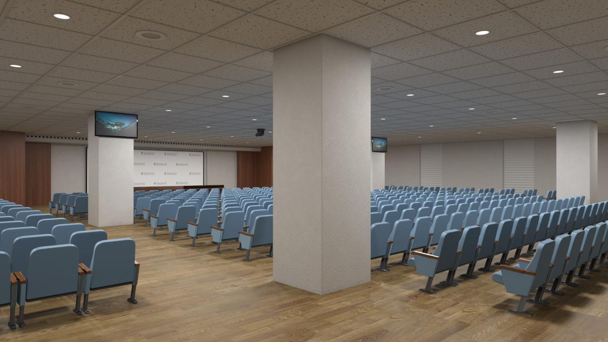 Conference Hall Filling Light 3D model