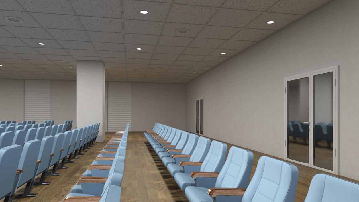 Conference Hall Filling Light 3D model