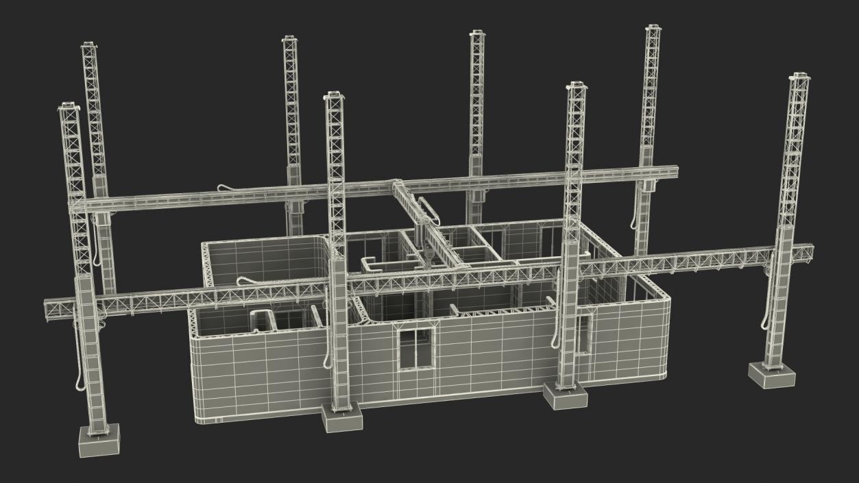 3D model Printing a Large Building