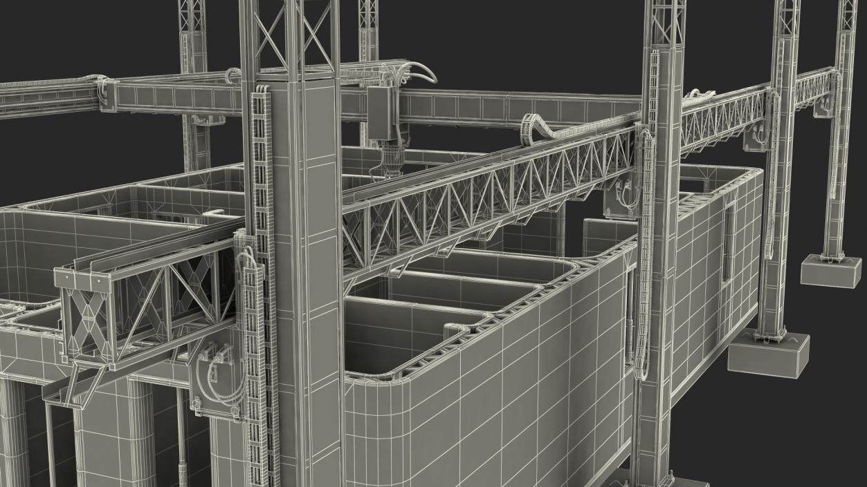 3D model Printing a Large Building