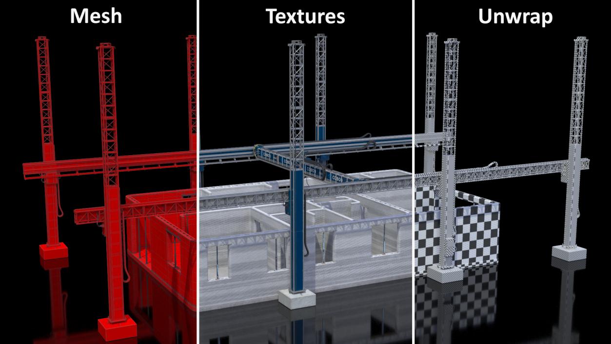 3D model Printing a Large Building