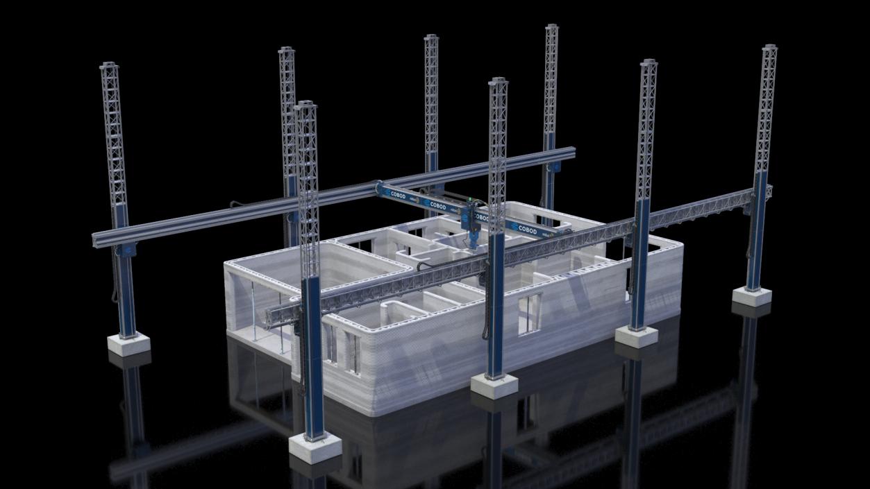 3D model Printing a Large Building