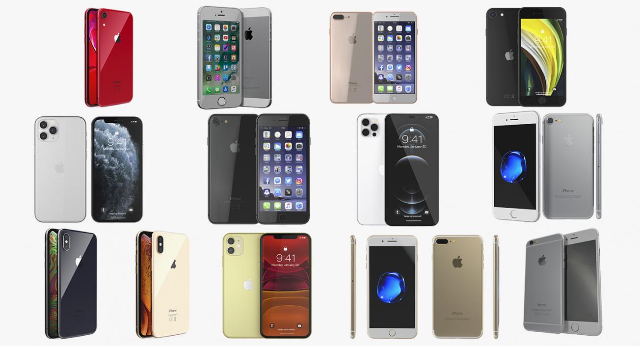 IPhone Collection 5 3D model